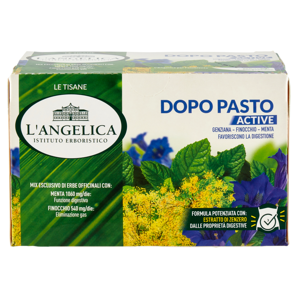 L'Angelica Le Tisane Dopo Pasto Active 18 Filtri 36 g