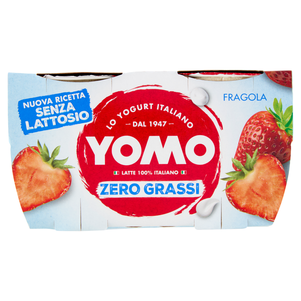 Yomo Zero Grassi Fragola 2 x 125 g