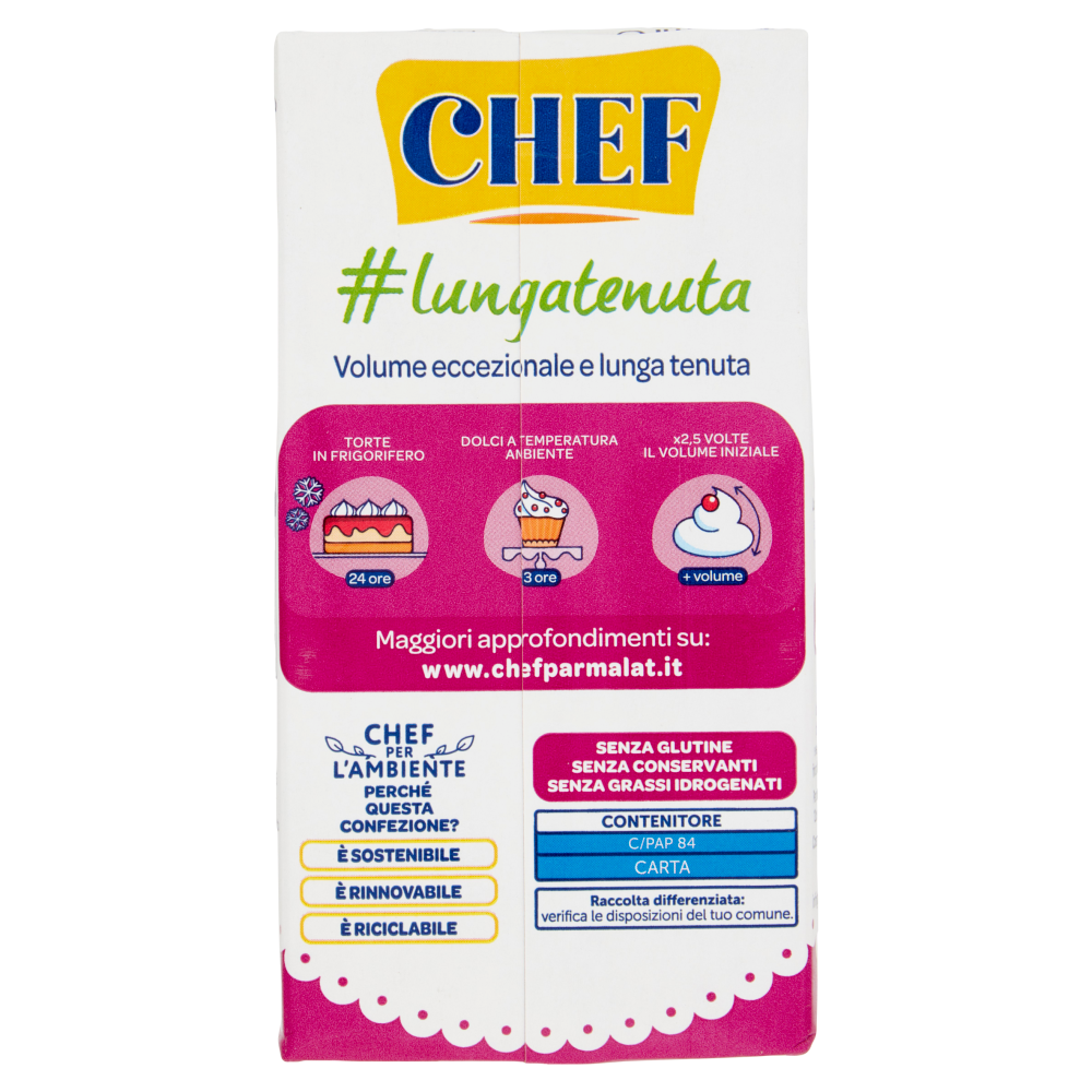 Chef da Montare Gi&agrave; Zuccherata 500 ml