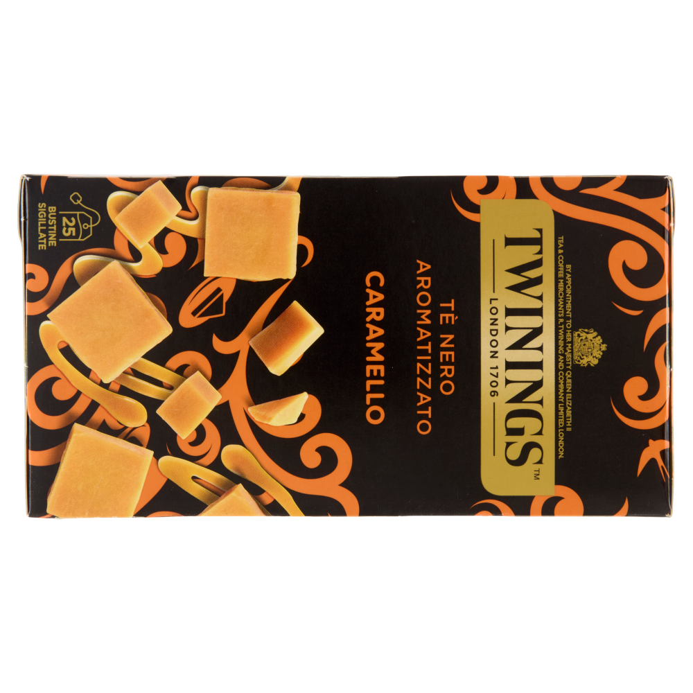Twinings Caramello Tè Nero aromatizzato 25 filtri The 50 g