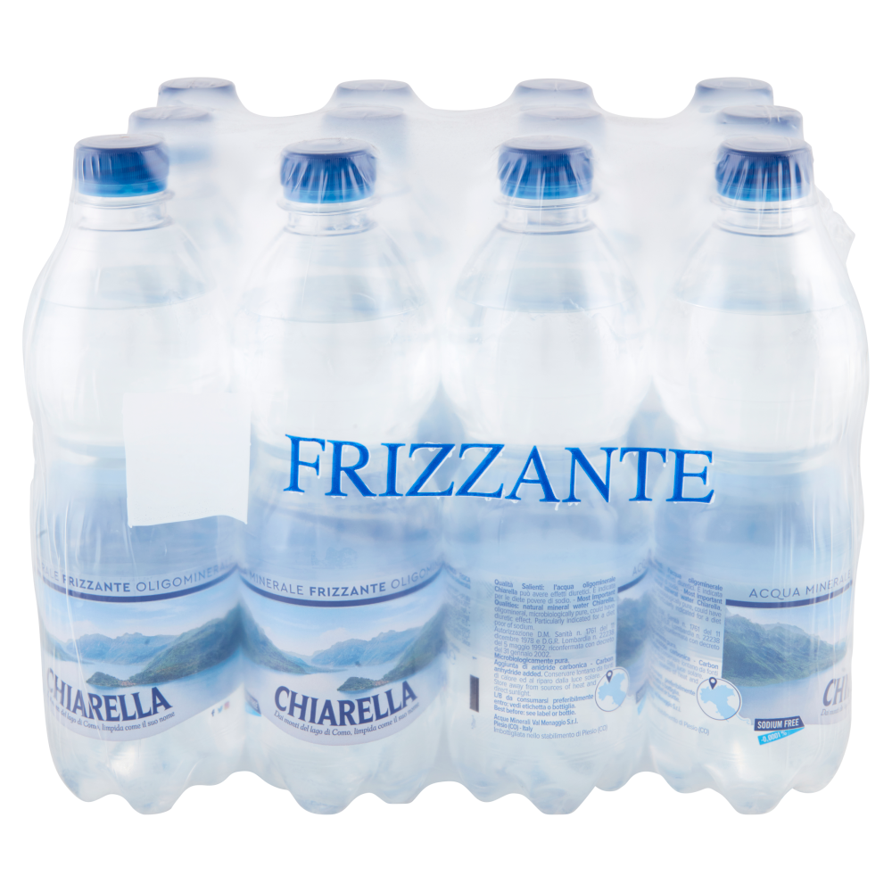 Chiarella Acqua Minerale Frizzante Oligominerale 12 x 0,5 L