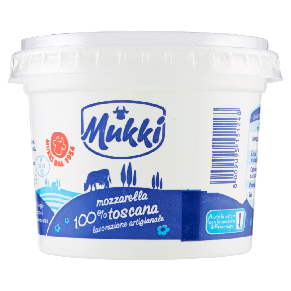 Mukki mozzarella 100% toscana 120 g