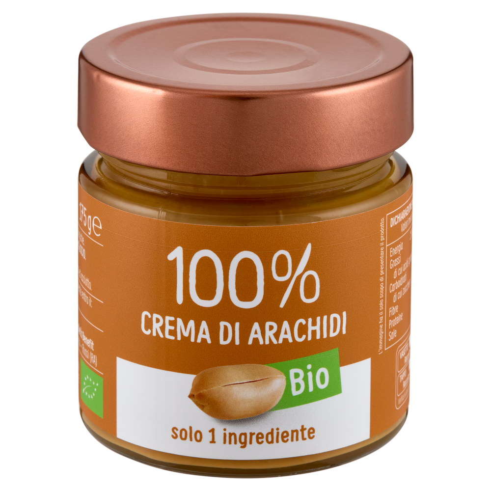 Euro Company 100% Crema di Arachidi Bio 175 g