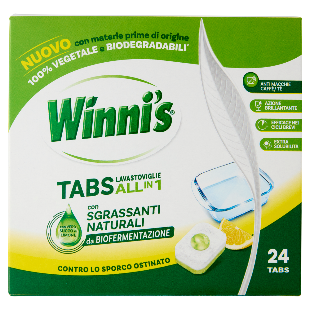 Winni's Tabs Lavastoviglie All in 1 24 x 18 g