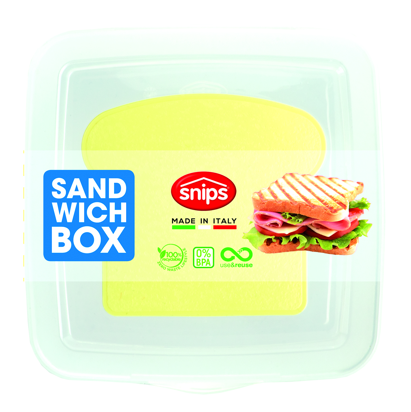 Porta Sandwich Coca-Cola - Contenitore Per Toast E Merende | 14.5x14.5x5.5 Cm, BPA Free - Foto 9