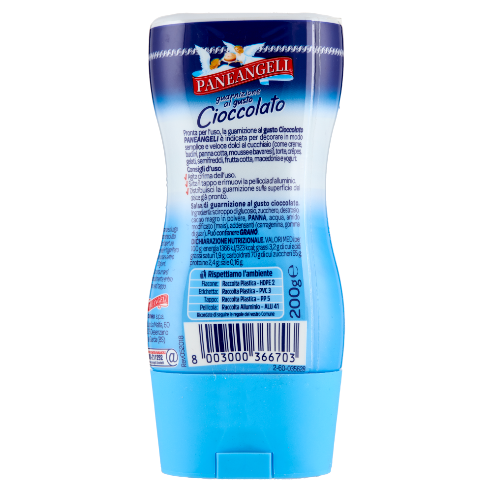 PANEANGELI decora con guarnizione al gusto Cioccolato 200 g