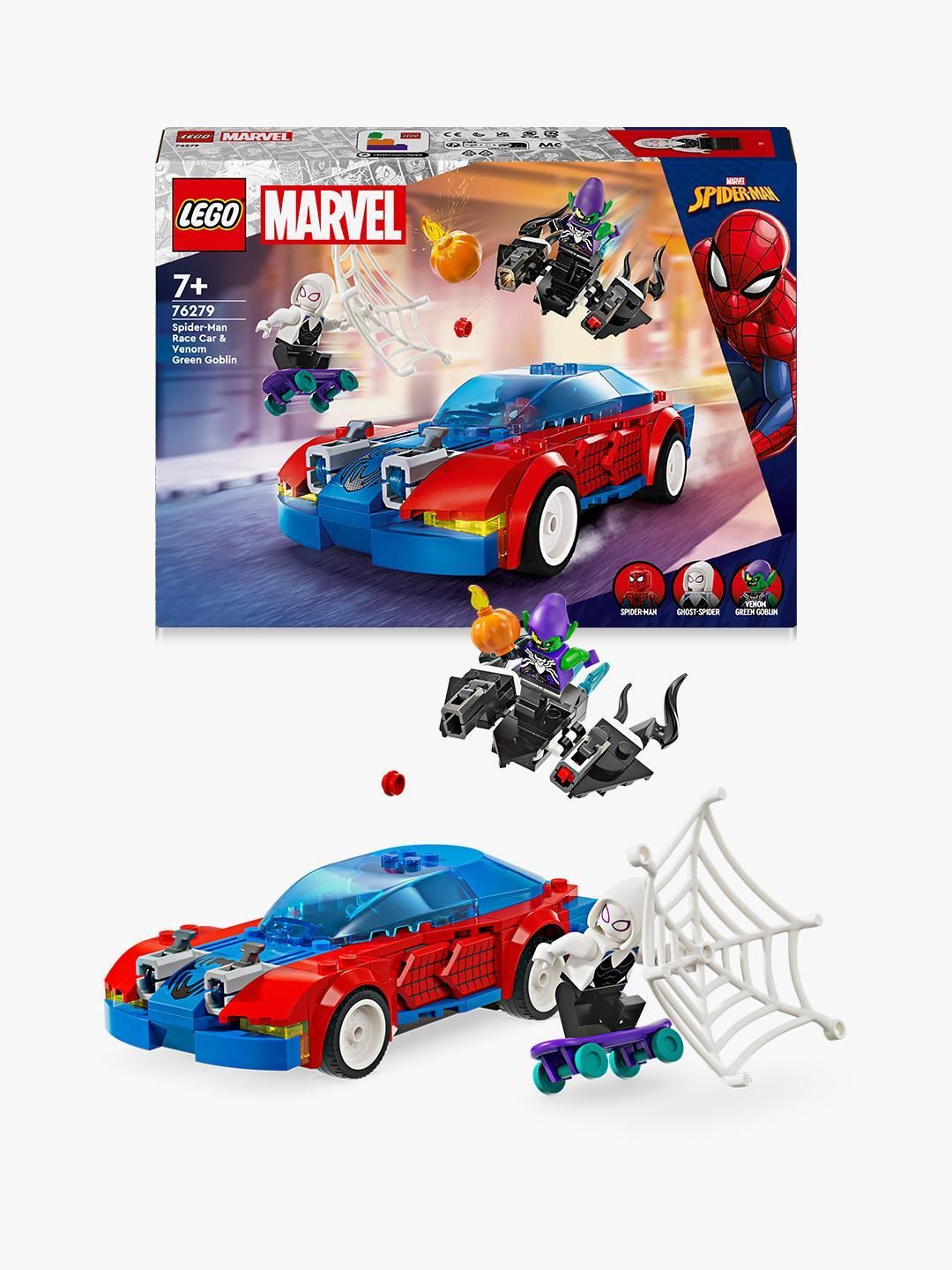 LEGO Auto da corsa di Spider-Man e Venom Goblin