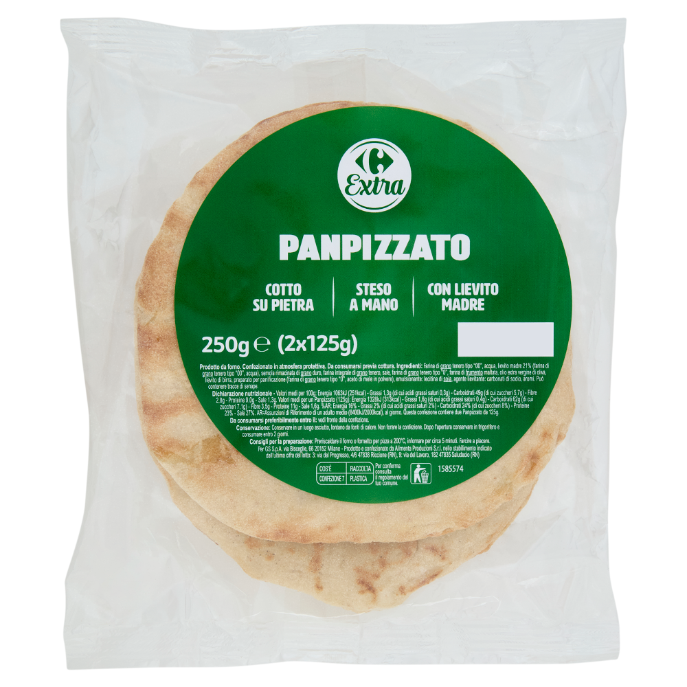 Carrefour Extra Panpizzato 2 x 125 g