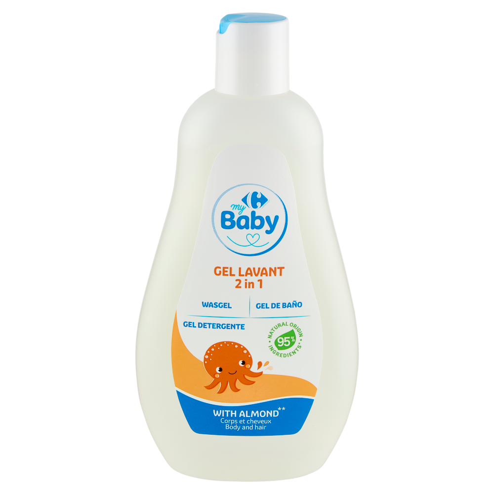 Carrefour my Babygel Gel Detergente 2 in 1 Corpo & Capelli 250 ml
