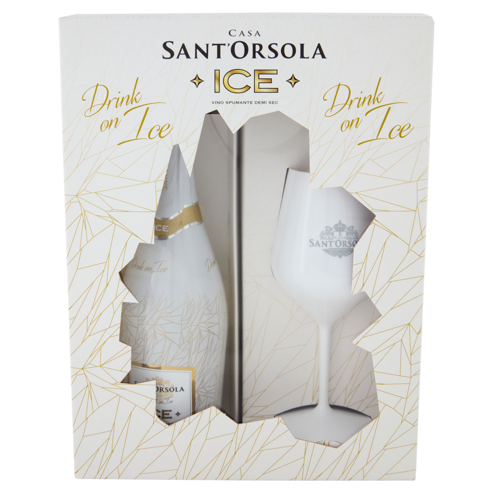 Casa Sant'Orsola Ice Vino Spumante Demi Sec 750 ml + Calice