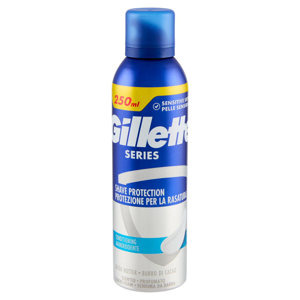 Gillette Series Schiuma da Barba Ammorbidente, 250 ml