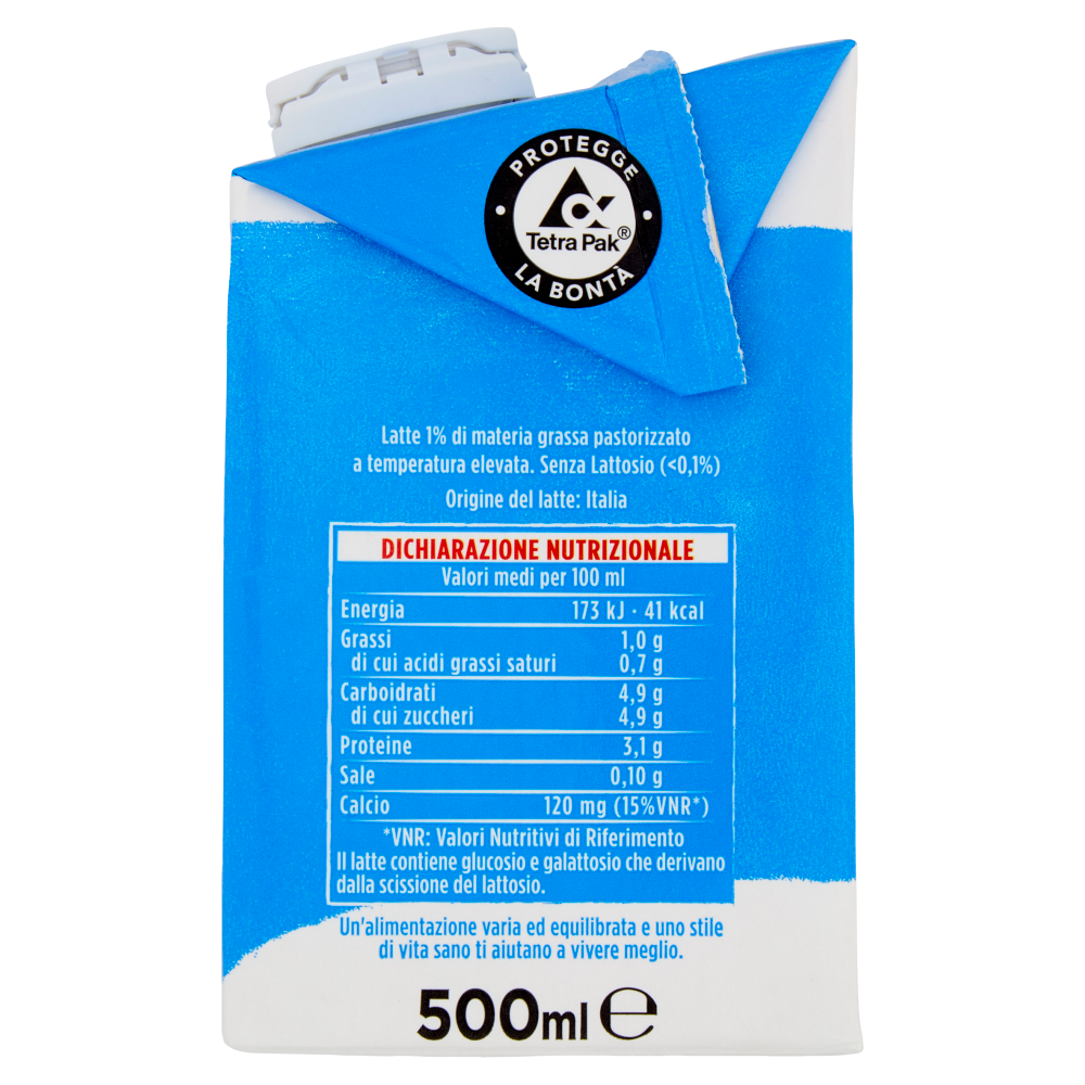 Granarolo Benessere Accadì Senza Lattosio 1% di Grassi 500 ml