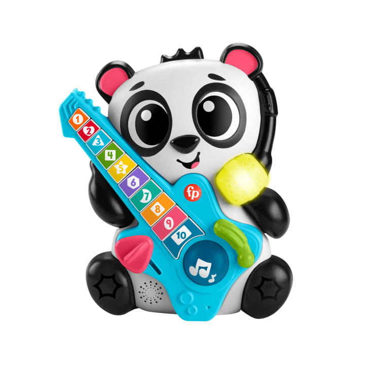 Fisher-Price Link Squad Animal Band Gina La Pandina Impariamo A Contare, Giocattolo Per L'Apprendimento Per Neonati Con Musica E Luci, Versione Italiana