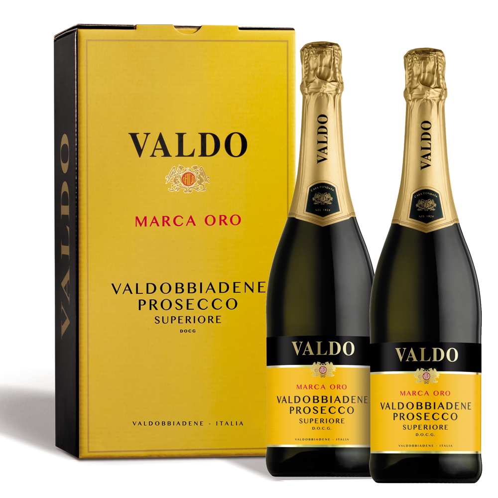 Valdo Marca Oro Valdobbiadene Prosecco Superiore DOCG Extra Dry 2 x 750 ml