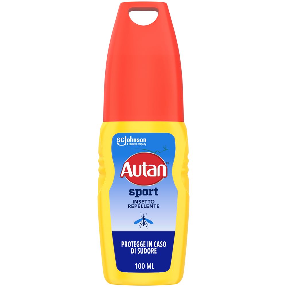 Autan Sport Vapo Spray, Repellente Zanzare con Azione Protettiva Duratura, 8 ore di protezione, Resistente al Sudore, 100ml, Adatto per lo Sport
