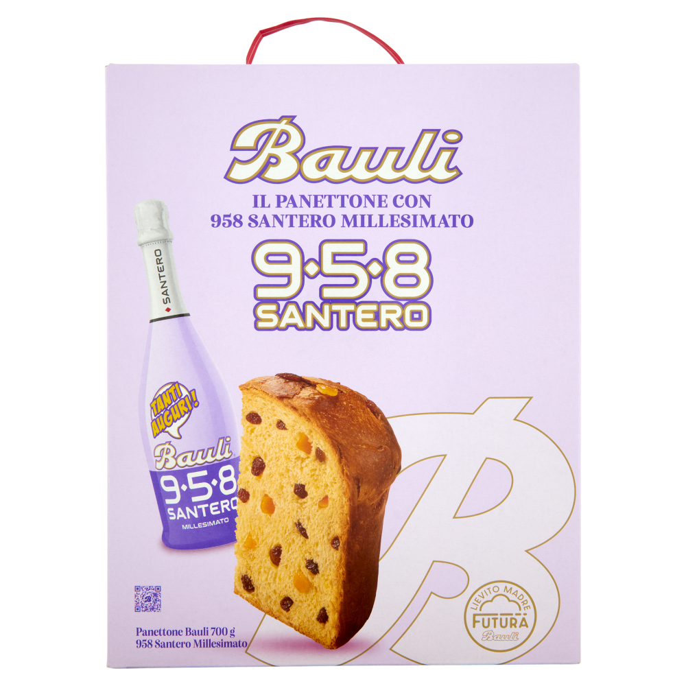 Bauli 958 Santero Panettone Bauli 700 g + 958 Santero Millesimato 75 cl
