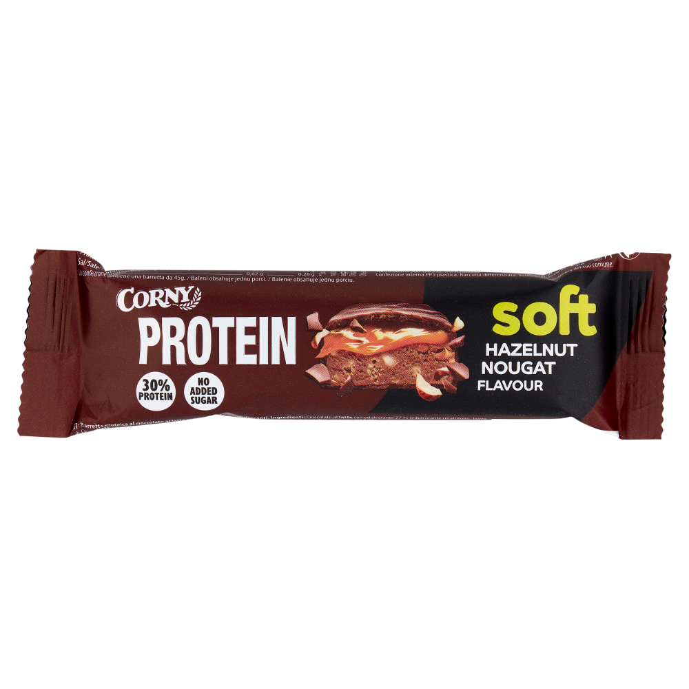 Corny Protein 30% Soft Hazelnut Nougat Flavour 45 g