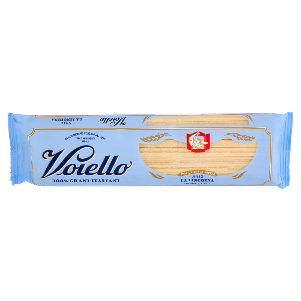 Voiello Pasta La Linguina N°112 grani 100% italiani Trafilata bronzo 500g