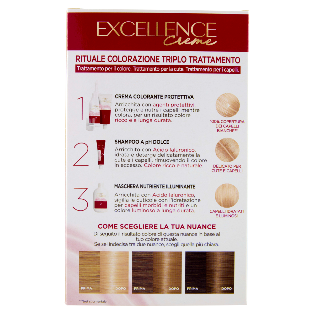 L'Oréal Paris Excellence Creme Colorazione Triplo Trattamento Biondo Chiarissimo 9