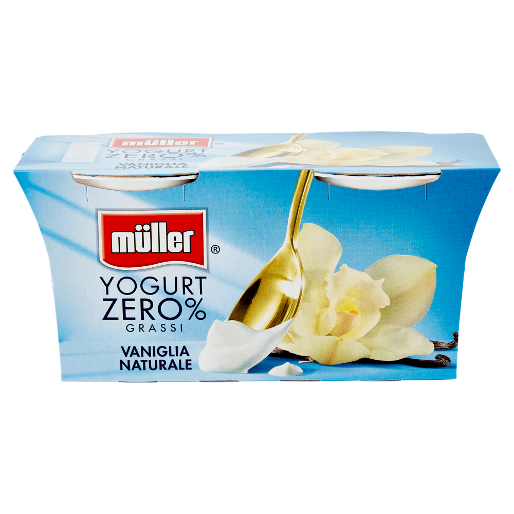 müller Yogurt Zero% Grassi Vaniglia Naturale 2 x 125 g