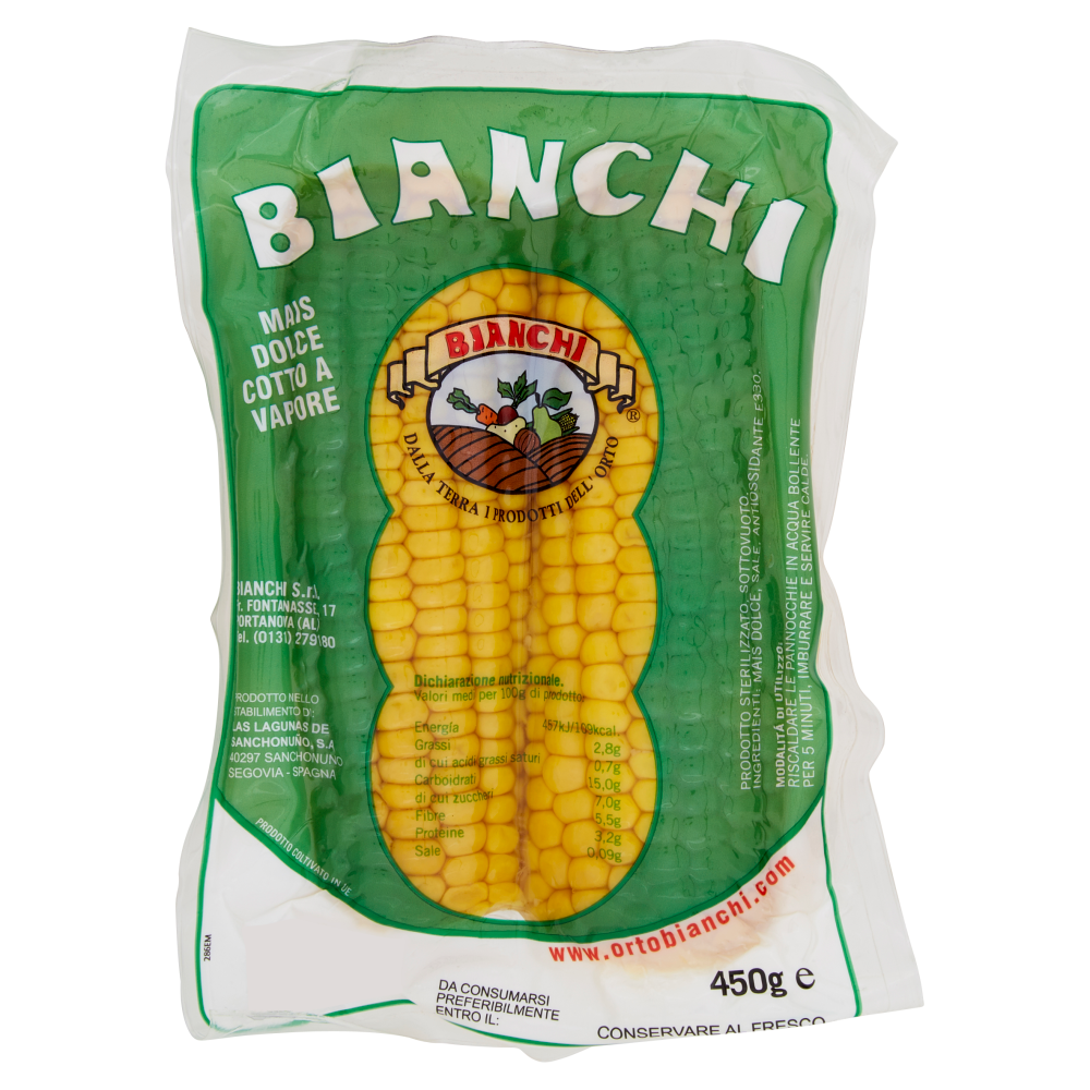 Bianchi Mais Dolce Cotto a Vapore 450 g