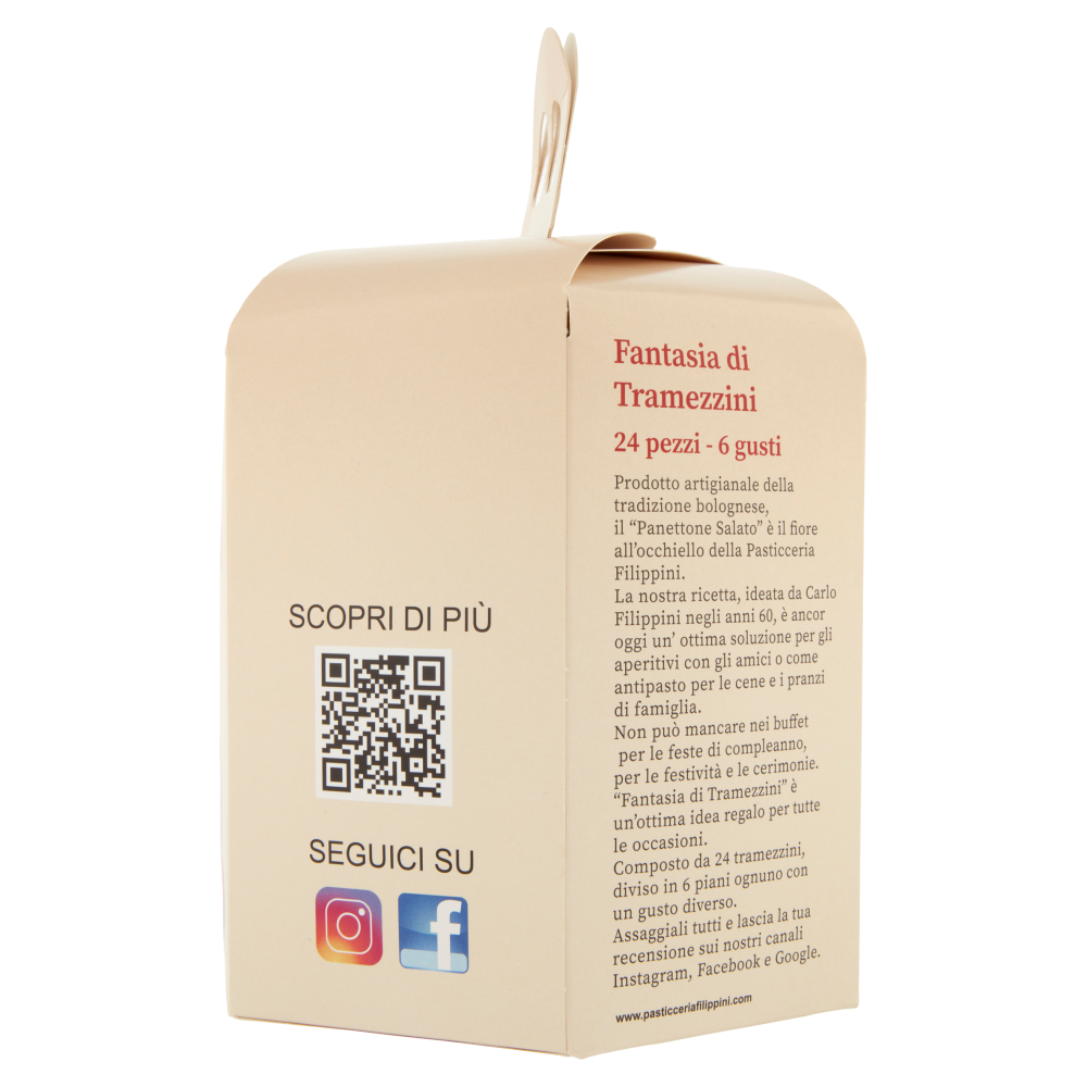 Pasticceria Filippini Fantasia di Tramezzini 750 g
