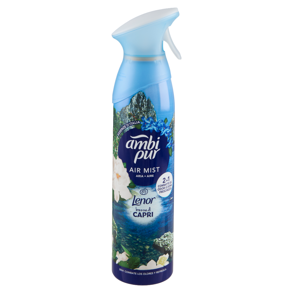 Ambi Pur Profumatore per Ambienti Deodorante Spray, Brezza di Capri 185 ml