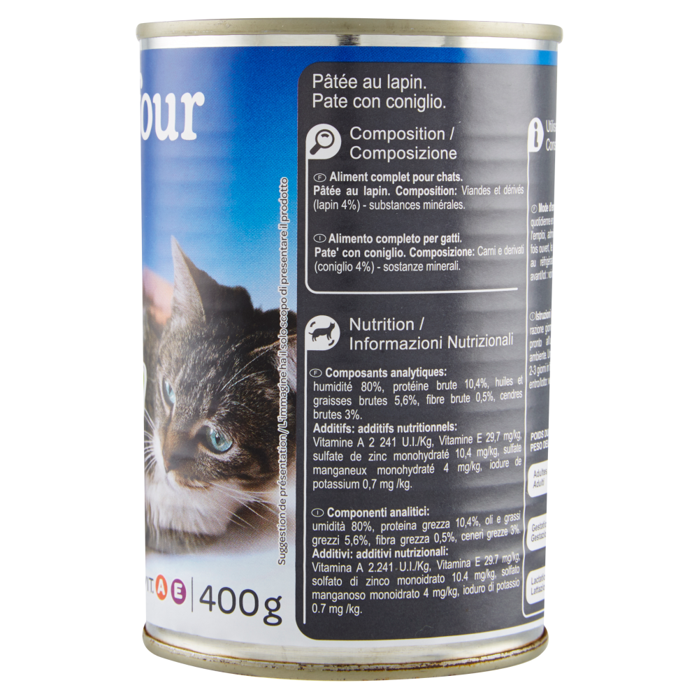 Carrefour Pat&egrave; con coniglio 400 g