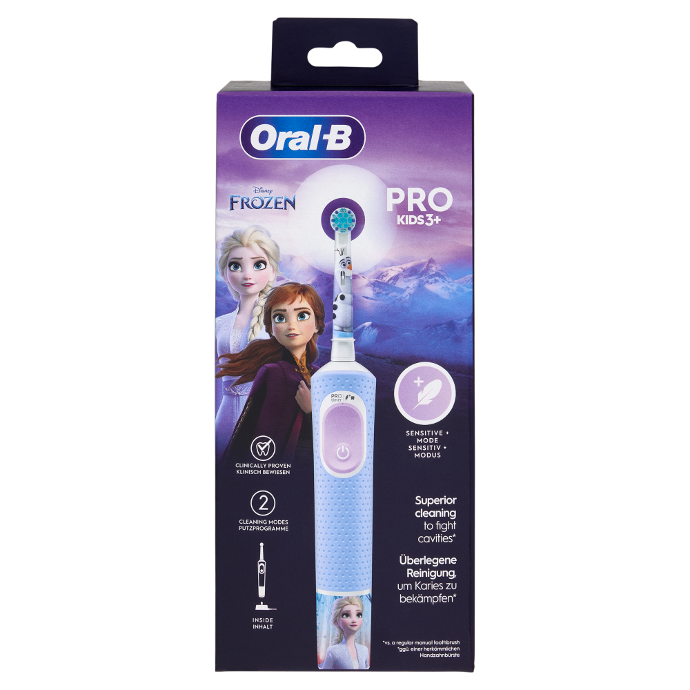Oral-B Spazzolino Elettrico Ricaricabile Pro Kids 3+ Disney Frozen