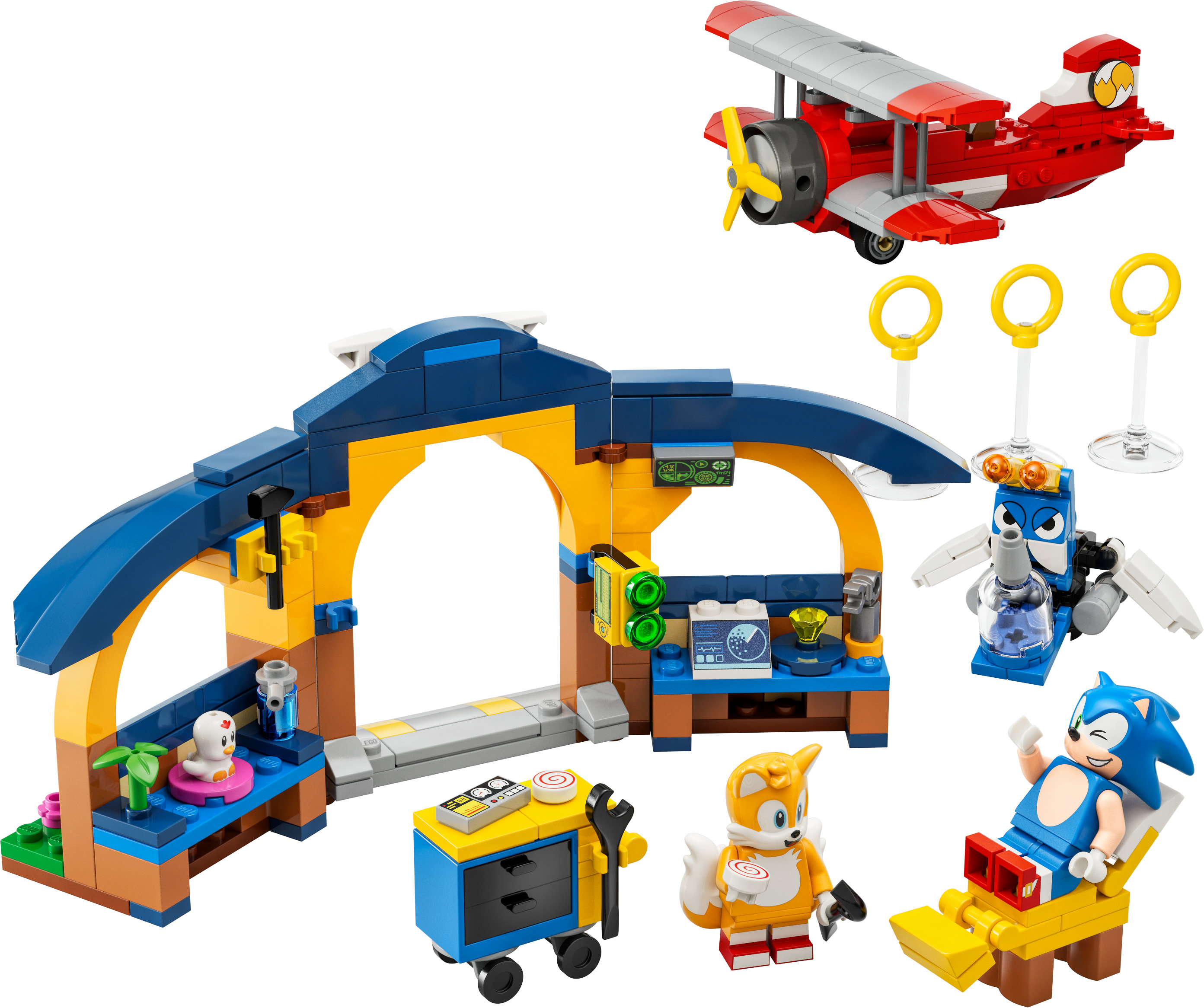 LEGO Laboratorio di Tails e Aereo Tornado