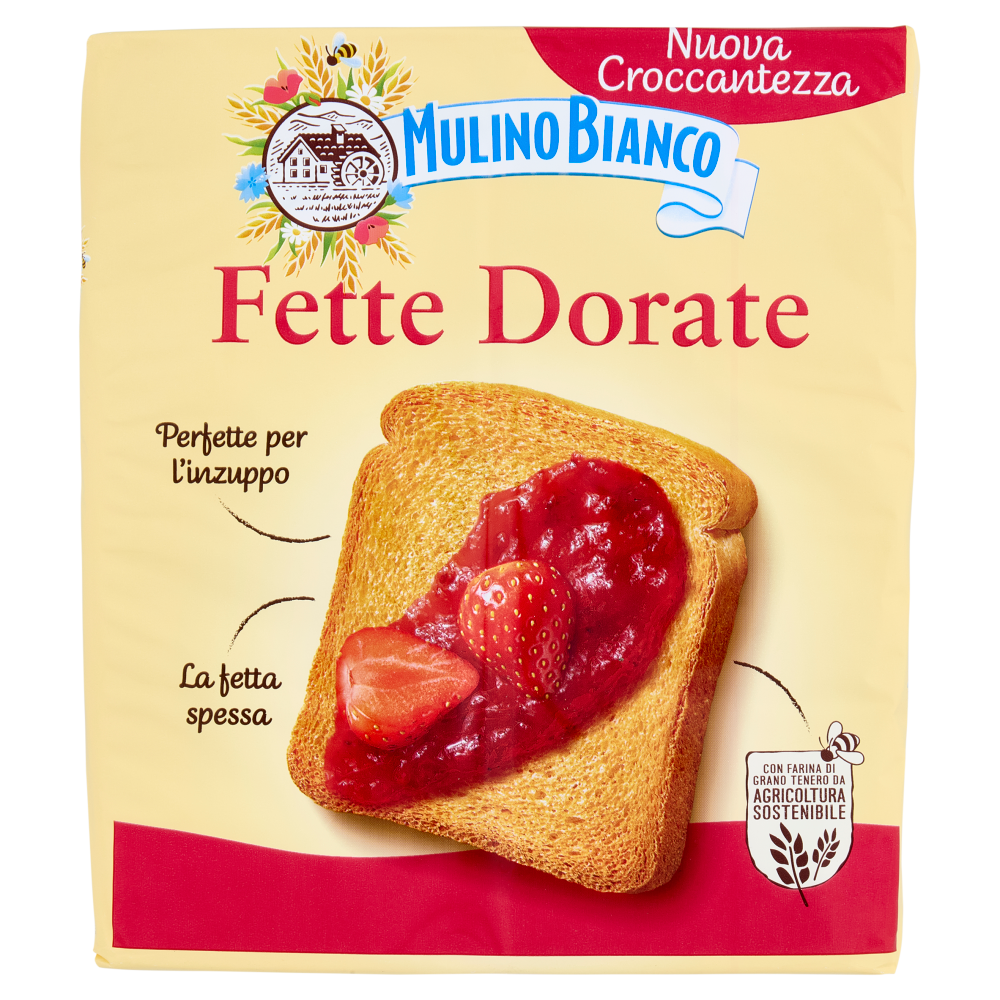 Mulino Bianco Fette Biscottate Dorate 315g