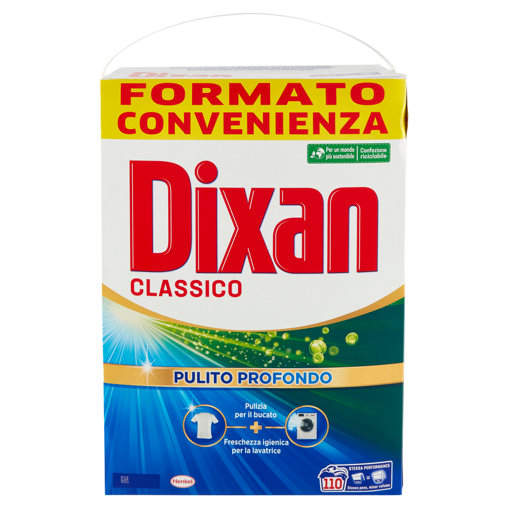 DIXAN Polvere Classico 110 lavaggi 6,050 kg