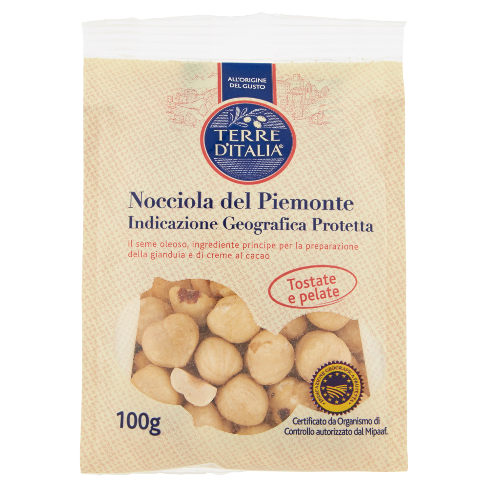 Terre d'Italia Nocciola del Piemonte Indicazione Geografica Protetta 100 g