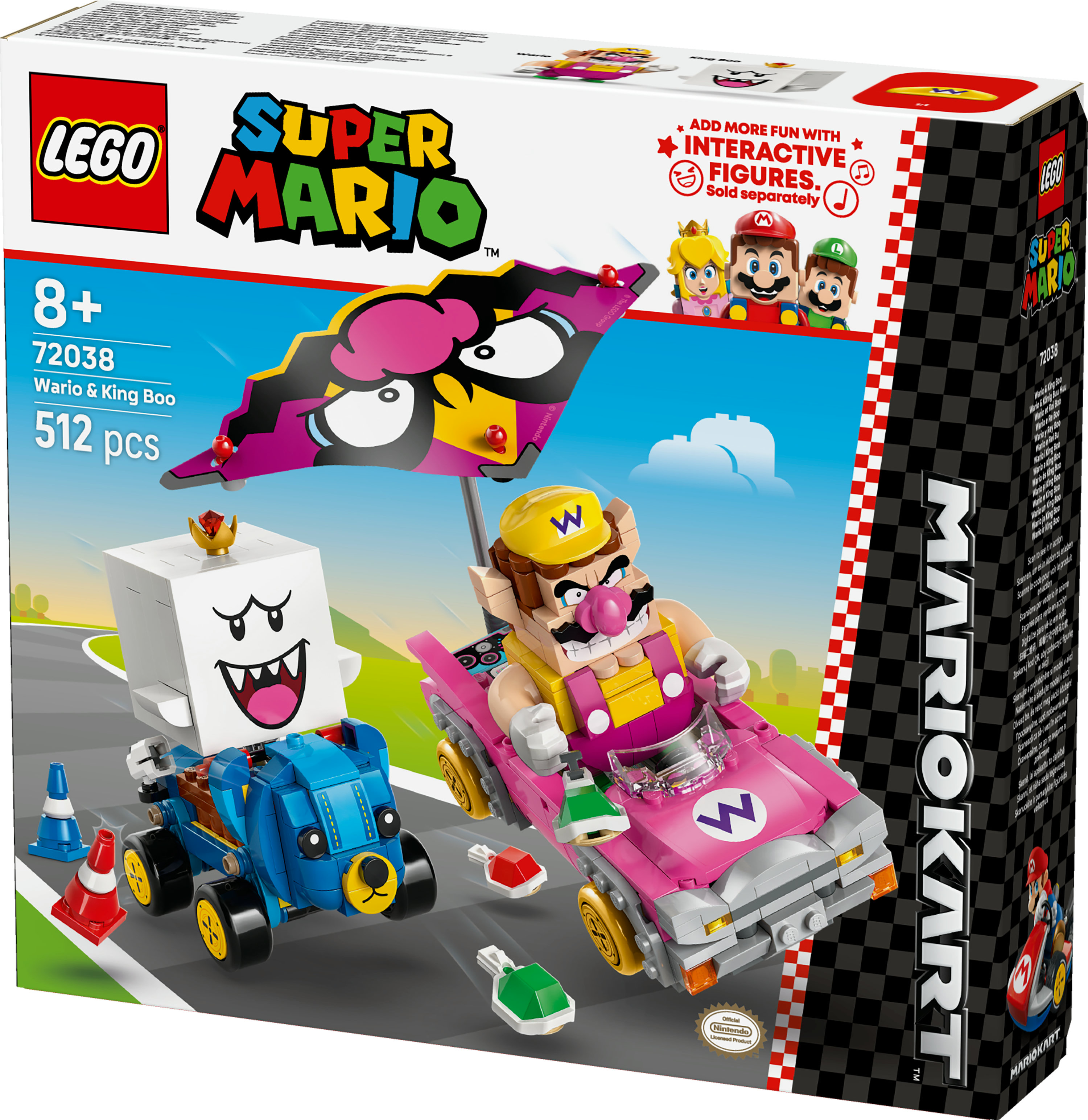 LEGO Super Mario Mario Kart™ – Wario e Re Boo
