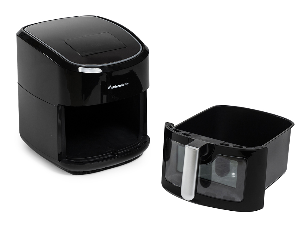 Melchioni 118340024 friggitrice Singolo 8 L Indipendente 1800 W Friggitrice a basso contenuto di grassi Nero