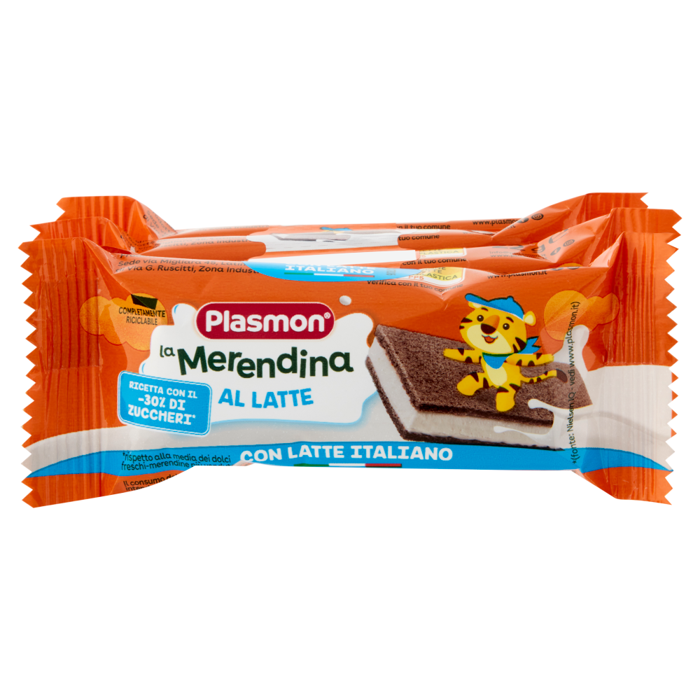Plasmon la Merendina al Latte 4 x 22 g