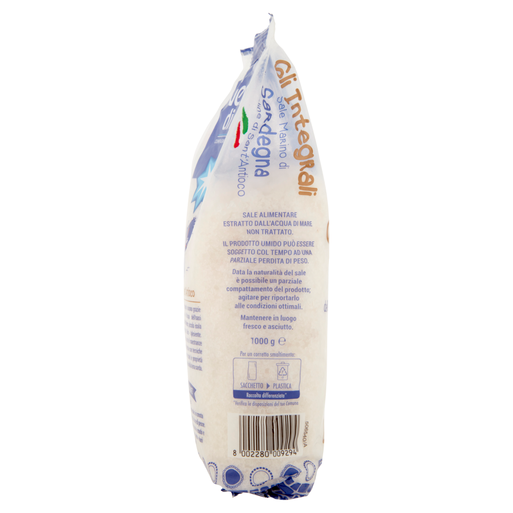 Gemma di mare Gli Integrali Sale Marino di Sardegna dalle Saline di Sant'Antioco Grosso 1000 g