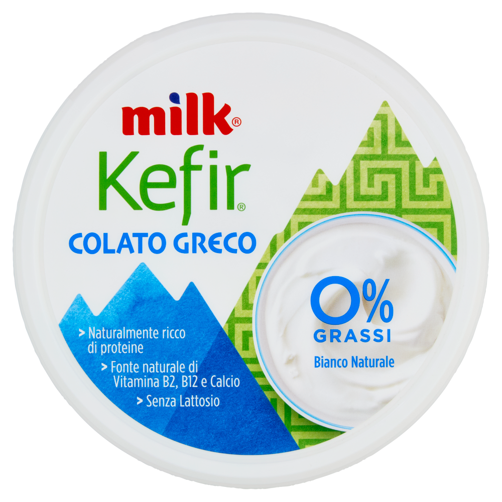 Milk Kefir Colato Greco 0% Grassi Bianco Naturale 500 g