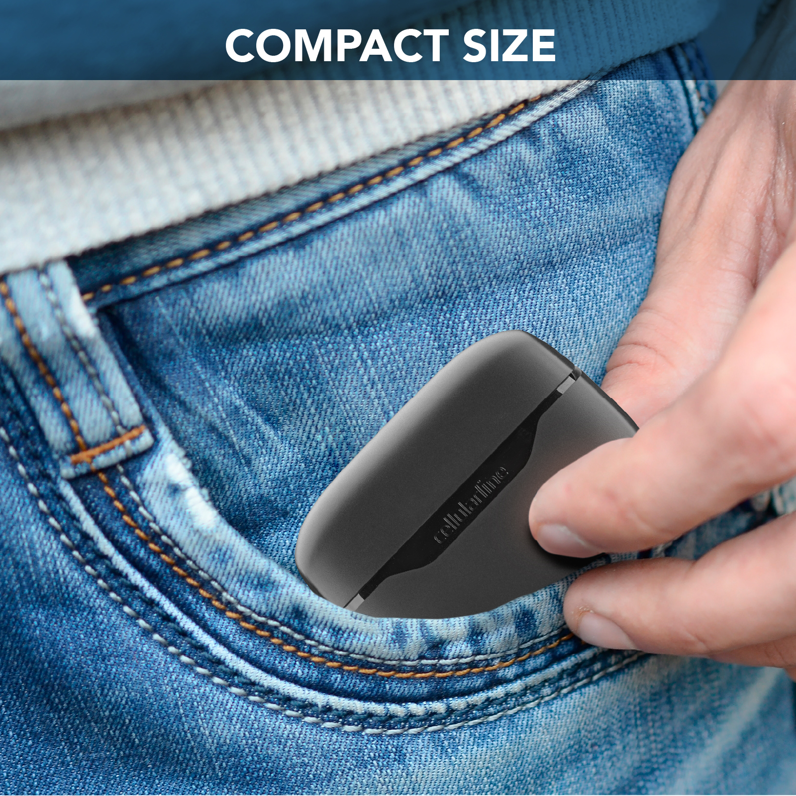 Cellularline Key Auricolari TWS Bluetooth custodia di ricarica e display led