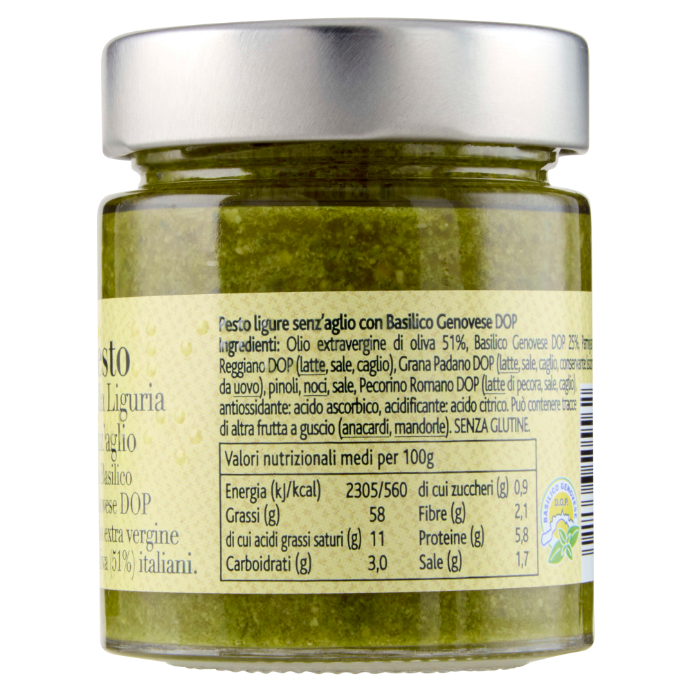 Terre d'Italia Pesto della Liguria senz'aglio 120 g