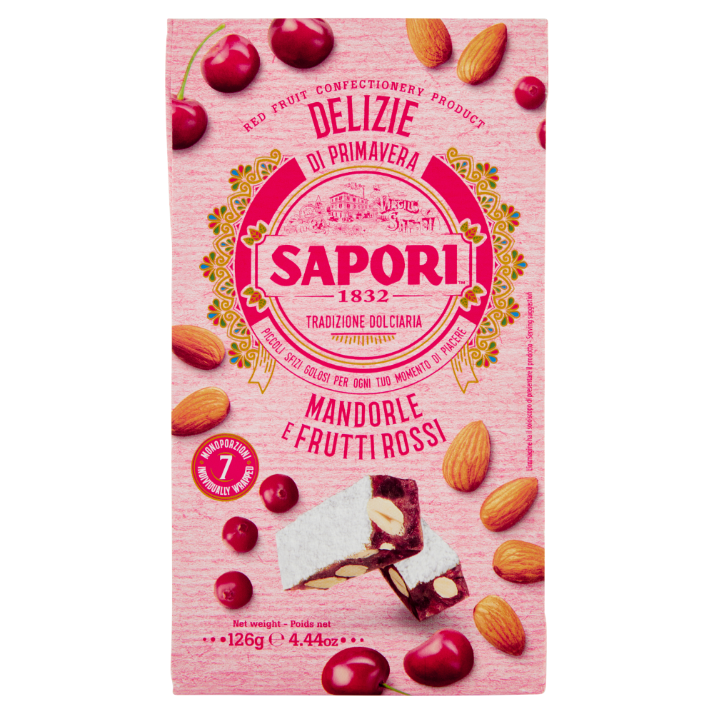 Sapori Delizie di Primavera Mandorle e Frutti Rossi 126 g