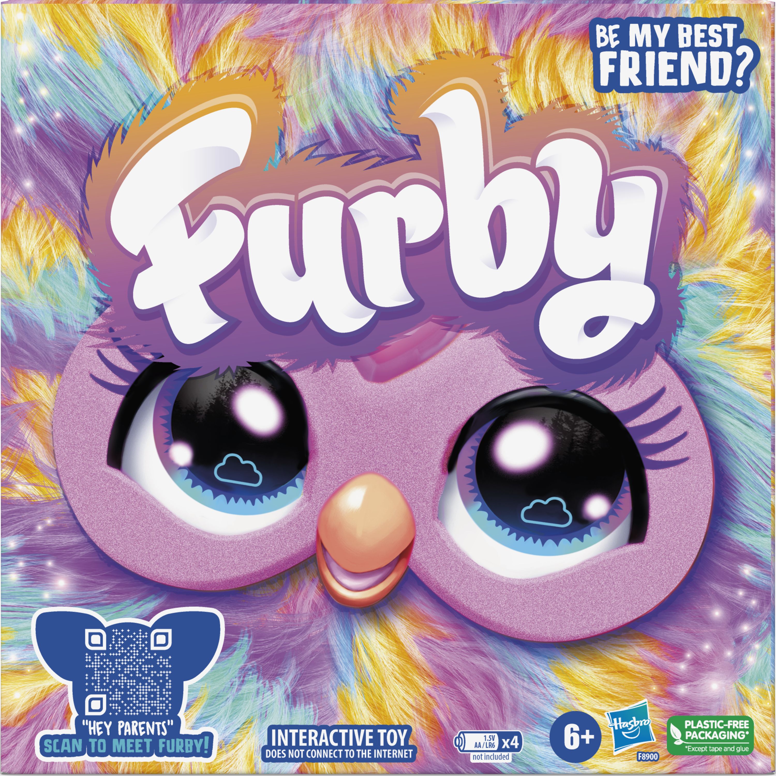 Furby Arcobaleno, giocattolo di peluche interattivo