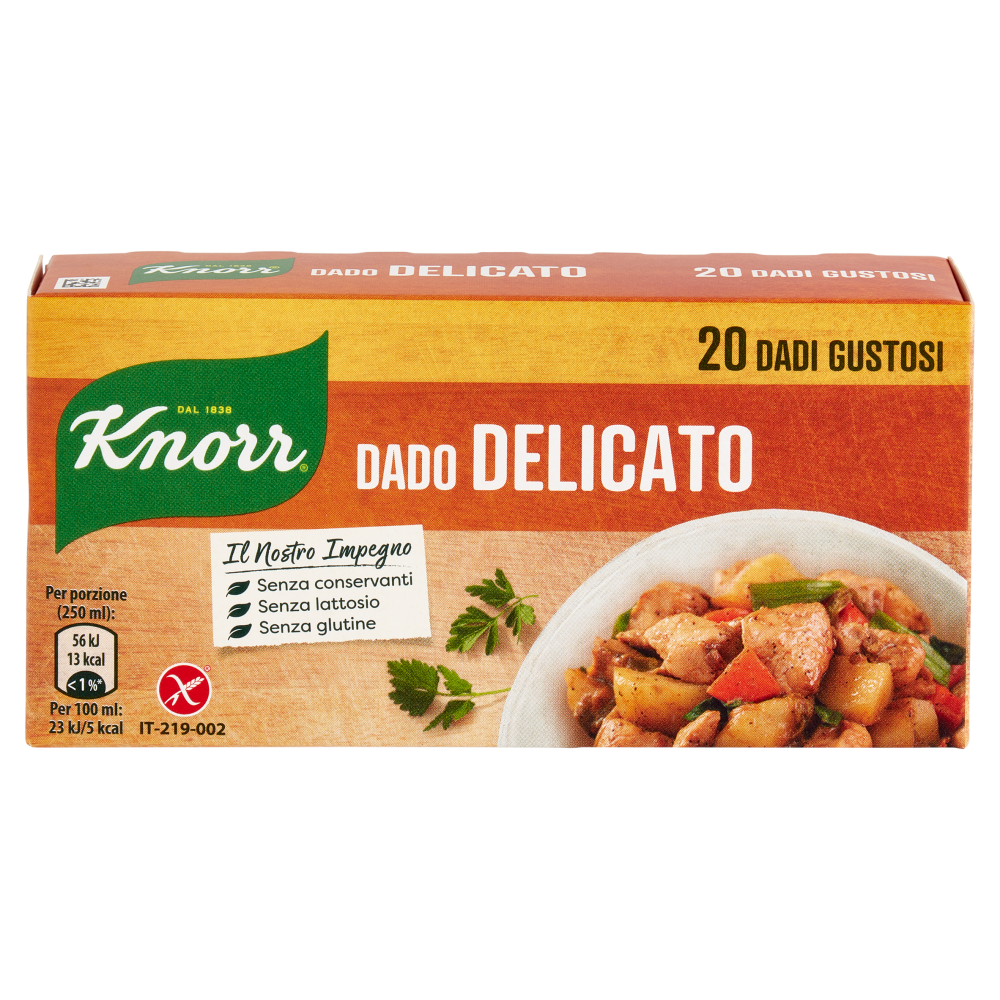 Knorr Dado Delicato 20 Dadi 200 g