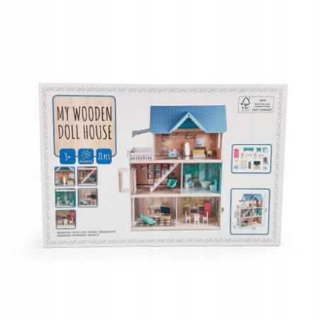 Carrefour Casa delle bambole in legno 100% FSC