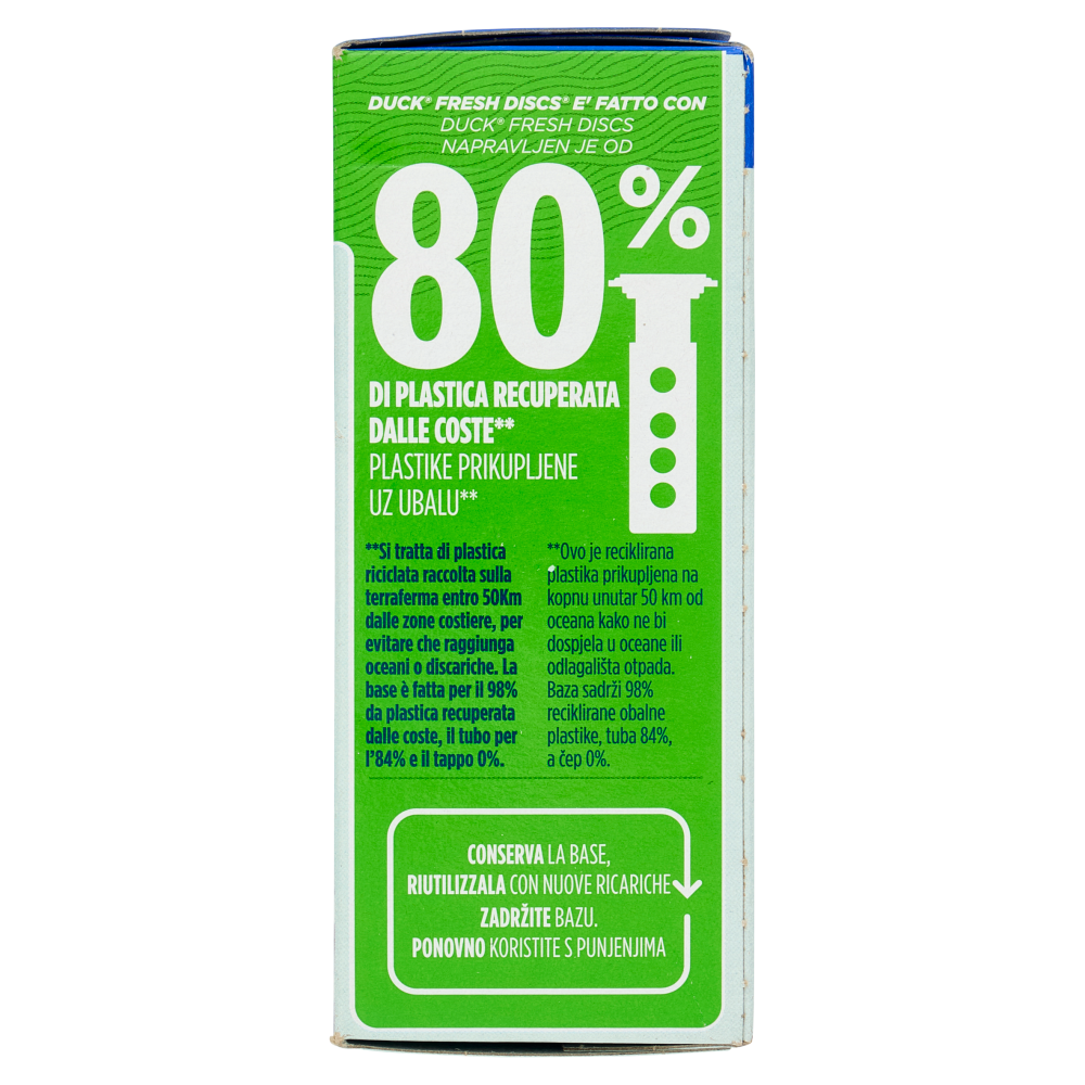 Duck Fresh Discs - Base per Dischi Gel Igienizzanti WC, Fragranza Eucalipto 36ml