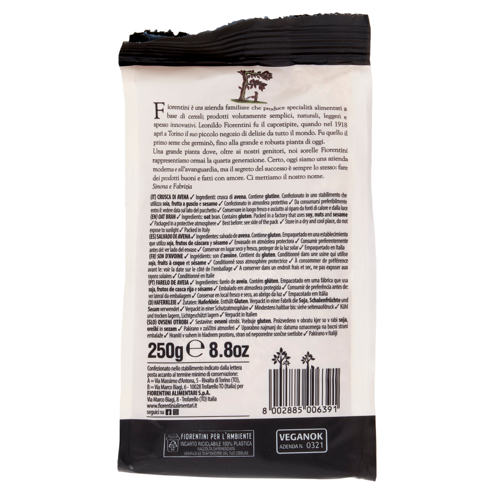 Fiorentini l'Originale Crusca Avena 250 g