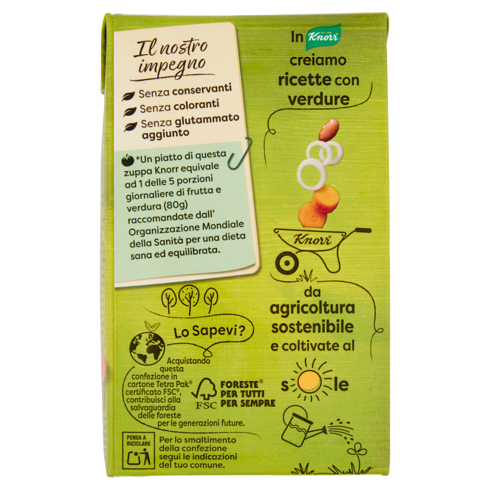 Knorr Zuppa Tradizionale con Orzo, Farro e Legumi 500 ml