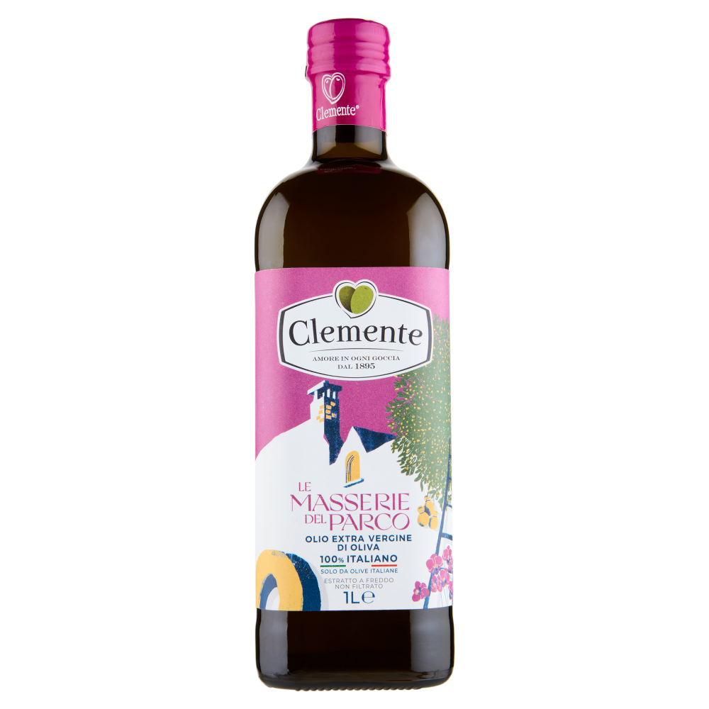 Clemente le Masserie del Parco Olio Extra Vergine di Oliva 1 L