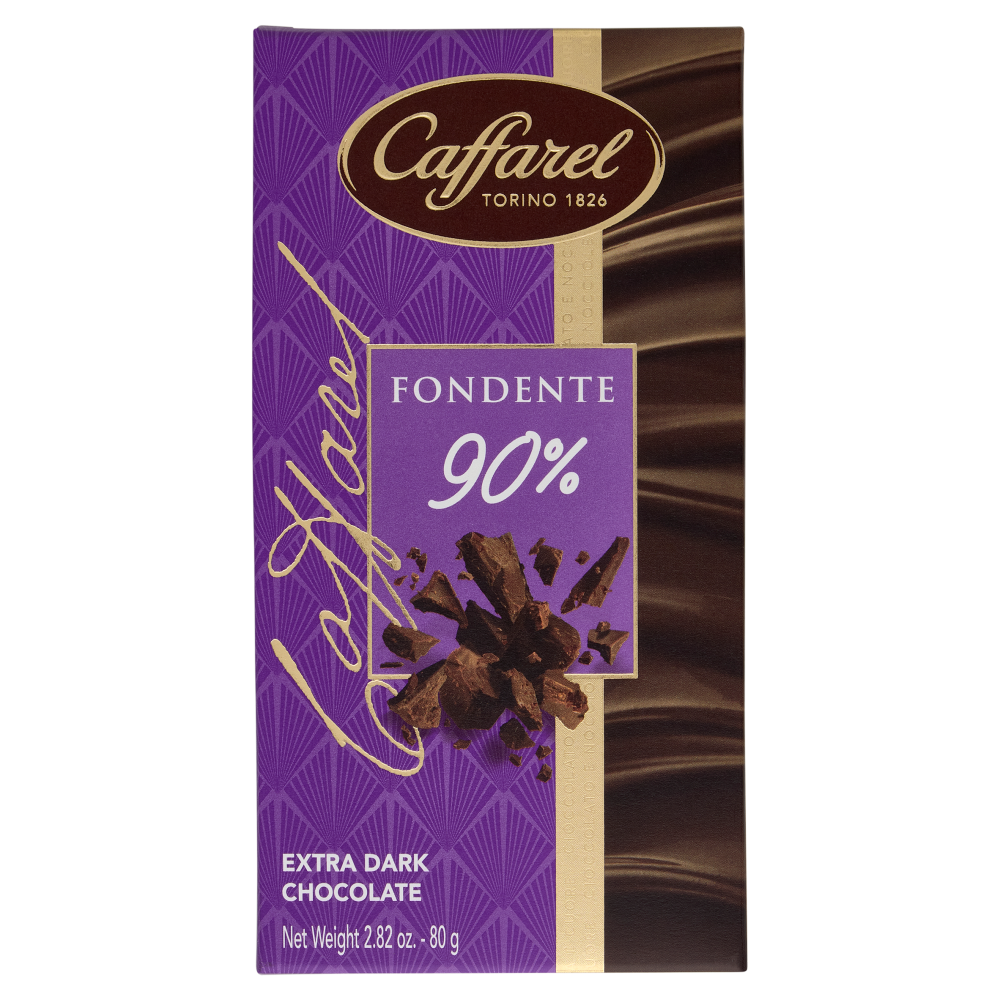 Caffarel Tavoletta Dark Cioccolato fondente 90% 80 g