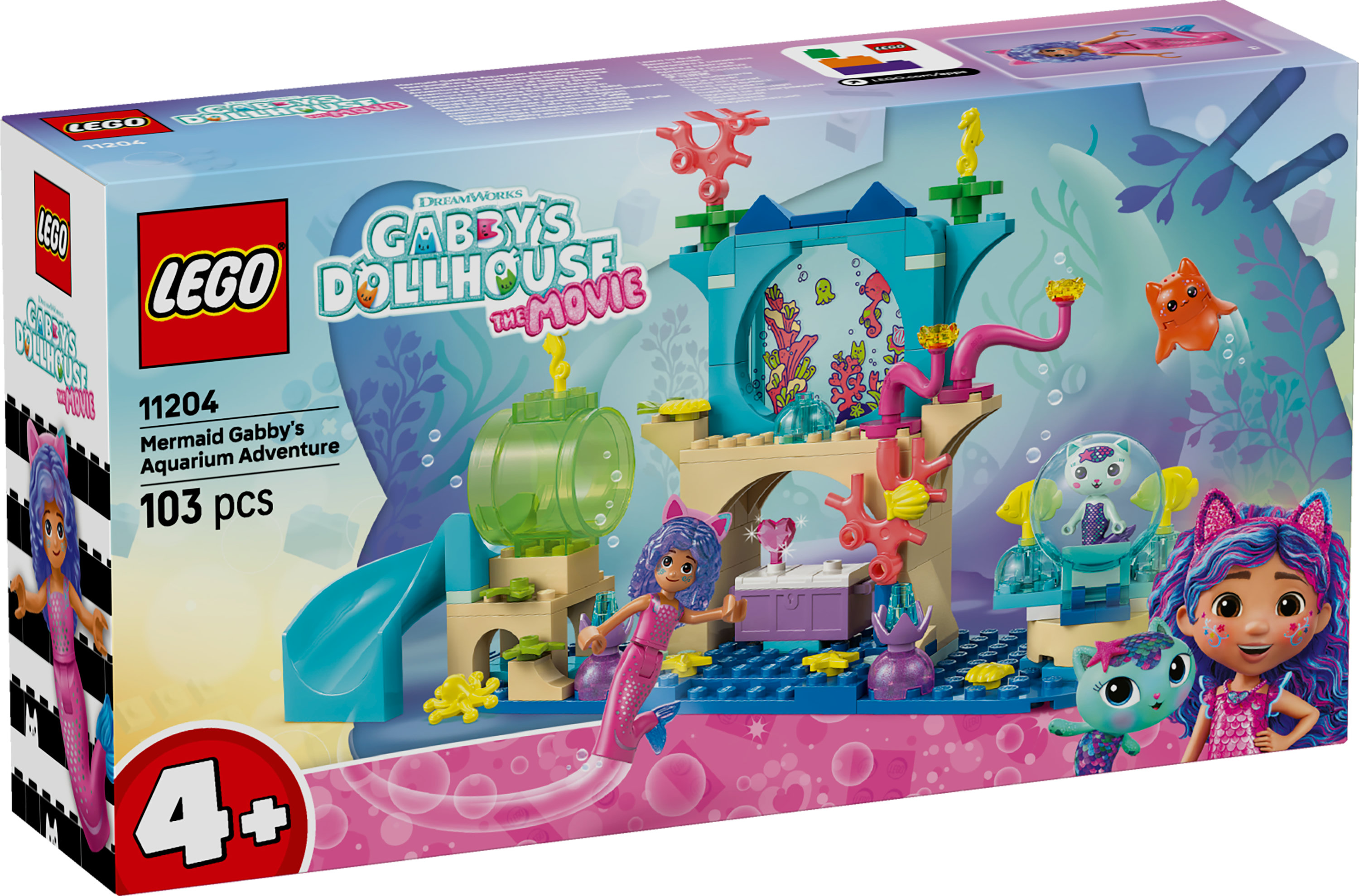 LEGO Gabby&rsquo;s Dollhouse Avventura nell&rsquo;acquario di Gabby sirena